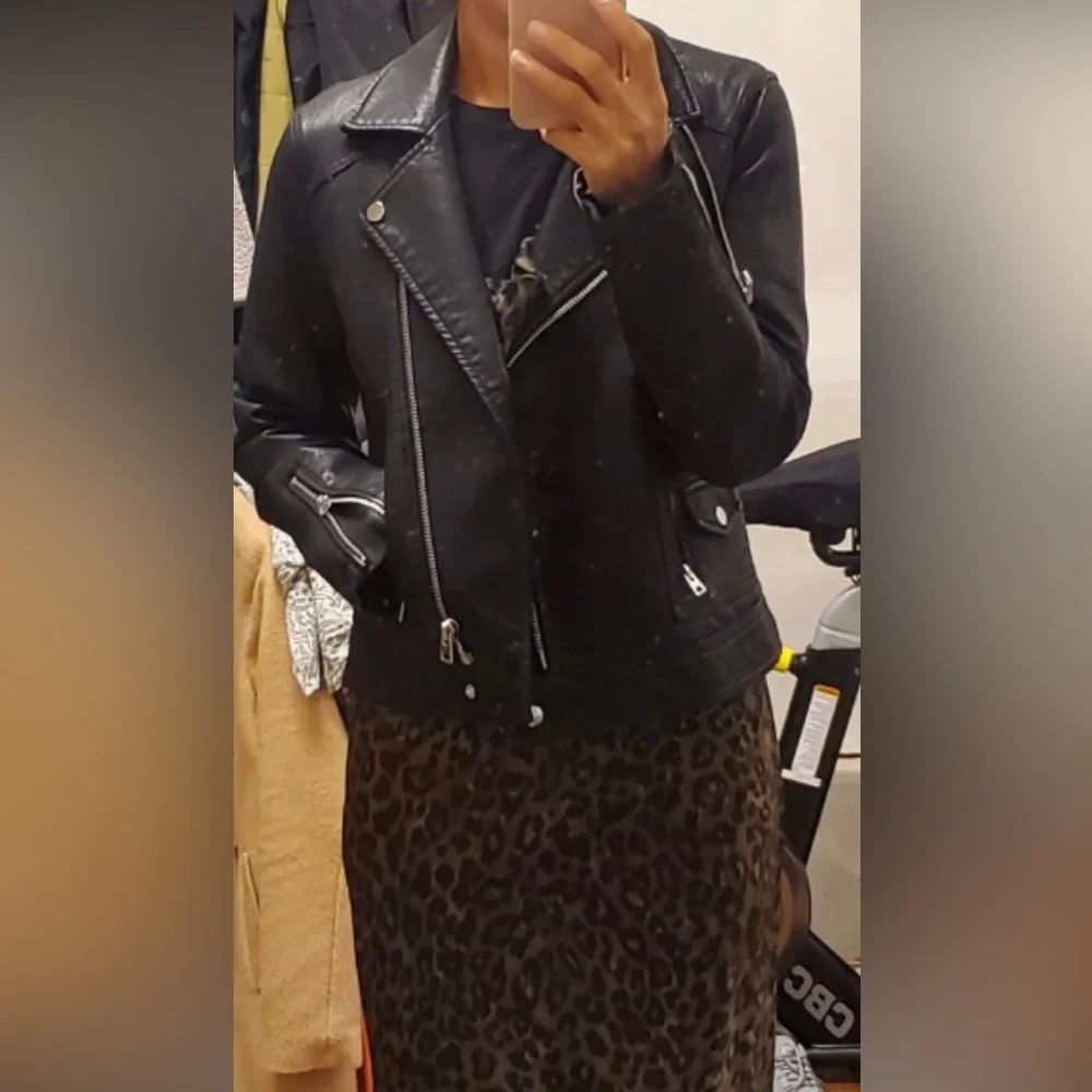 Topshop faux leather moto jacket - Picture 5 of 6